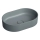OMNIRES OVOUNAG - Lavabo da appoggio OVO 55x36 cm dolomite/grigio cenere opaco
