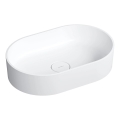 OMNIRES OVOUNBM - Lavabo da appoggio OVO 55x36 cm dolomite/bianco opaco
