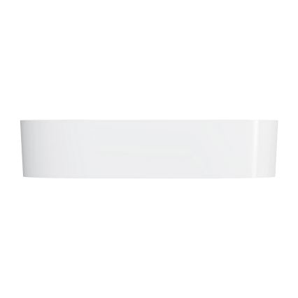 OMNIRES OVOUNBP - Lavandino da appoggio OVO 55x36 cm dolomite/bianco lucido