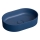 OMNIRES OVOUNMB - Lavabo da appoggio OVO 55x36 cm dolomite/blu notte opaco