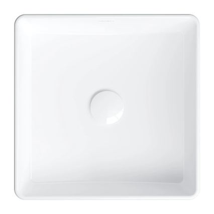OMNIRES PASADENA360BP - Lavabo da appoggio PASADENA 36x36 cm ceramica/bianco lucido