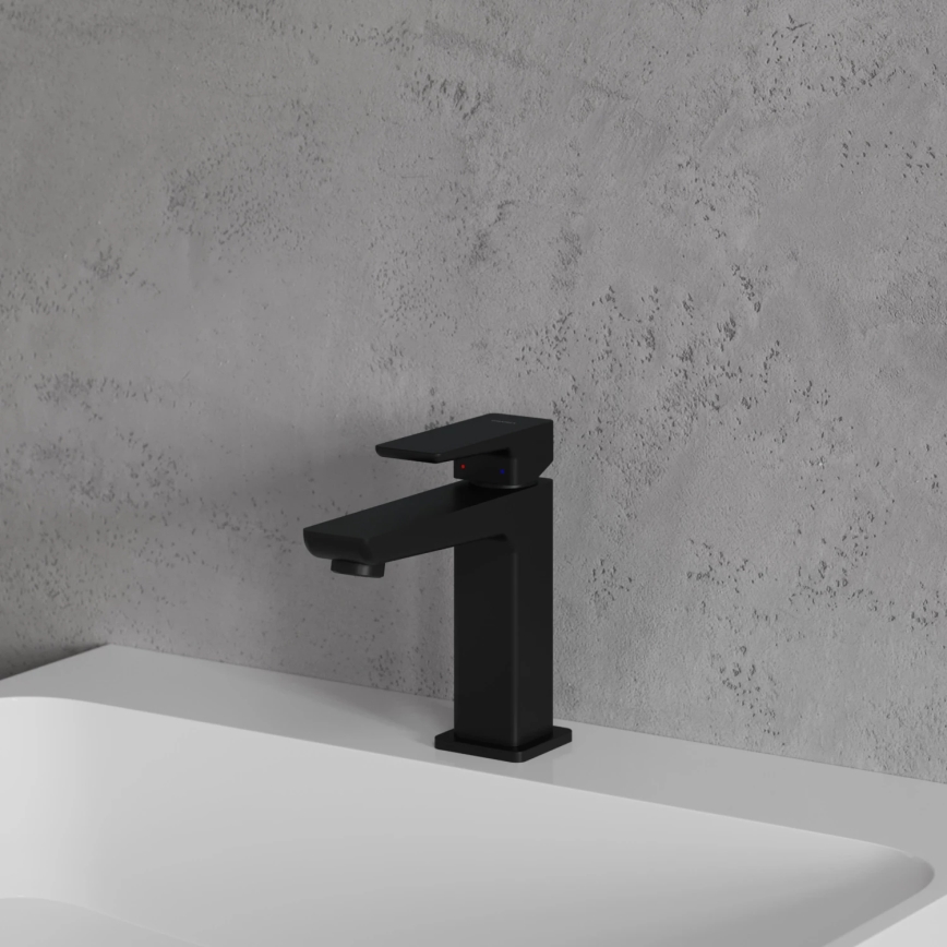 OMNIRES PM7410BL - Rubinetto del lavandino PARMA 15 cm opaco nero
