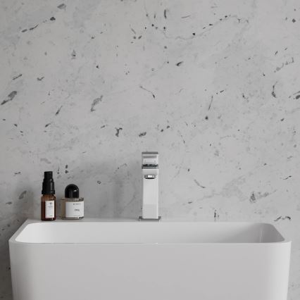 OMNIRES PM7410CRB - Miscelatore per lavabo PARMA 15 cm cromo lucido/bianco