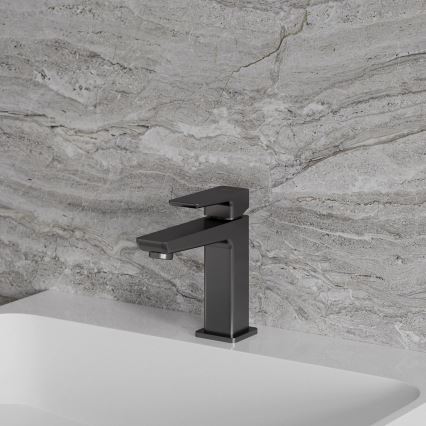 OMNIRES PM7410GR - Miscelatore per lavabo PARMA 15 cm grafite spazzolato