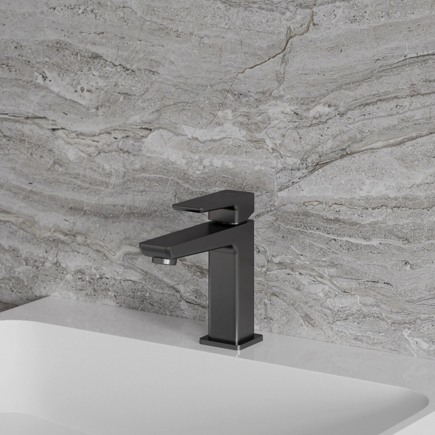 OMNIRES PM7410GR - Miscelatore per lavabo PARMA 15 cm grafite spazzolato