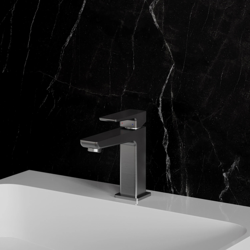 OMNIRES PM7410IN - Miscelatore per lavabo PARMA 15 cm nichel spazzolato