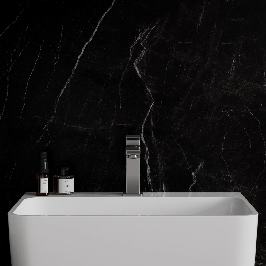 OMNIRES PM7410IN - Miscelatore per lavabo PARMA 15 cm nichel spazzolato