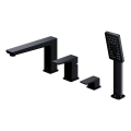 OMNIRES PM7432BL - Rubinetto vasca da bagno 4-buchi PARMA opaco nero