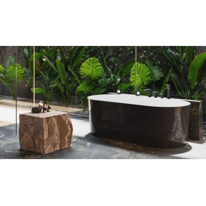 OMNIRES PM7432BL - Rubinetto vasca da bagno 4-buchi PARMA opaco nero
