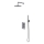 OMNIRES SYSCT11CR - Set doccia con miscelatore termostatico incasso CONTOUR cromo lucido