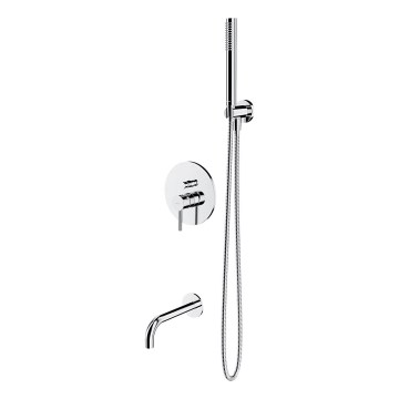 OMNIRES SYSYW01CR - Set vasca con miscelatore incasso Y cromo lucido