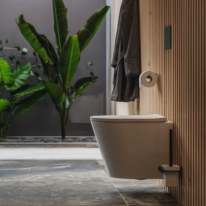 OMNIRES TAMPADEBP - Sedile del water SoftClose TAMPA duroplast/bianco lucido