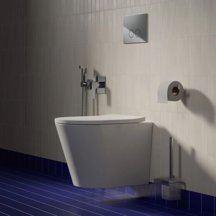 OMNIRES TAMPAMWBP - WC sospeso TAMPA con sedile SoftClose, in ceramica, bianco lucido