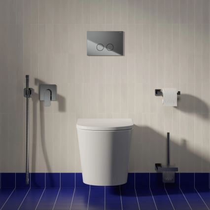 OMNIRES TAMPAMWBP - WC sospeso TAMPA con sedile SoftClose, in ceramica, bianco lucido