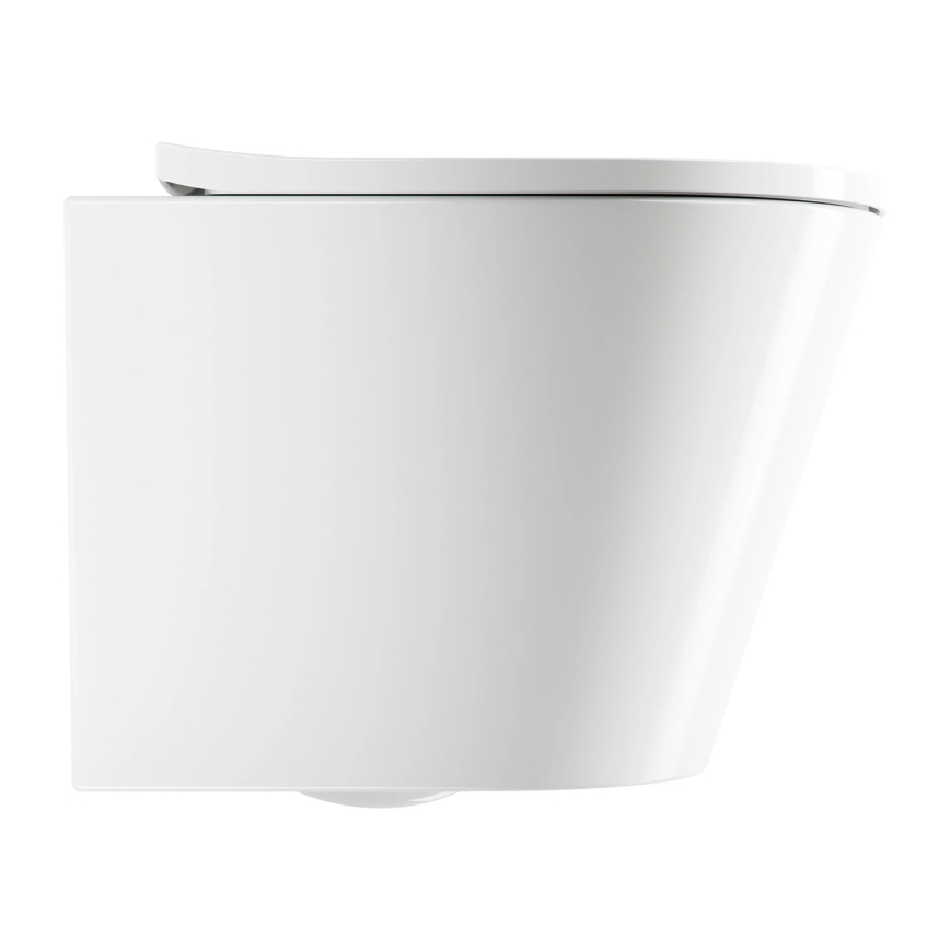 OMNIRES TAMPAMWBP - WC sospeso TAMPA con sedile SoftClose, in ceramica, bianco lucido