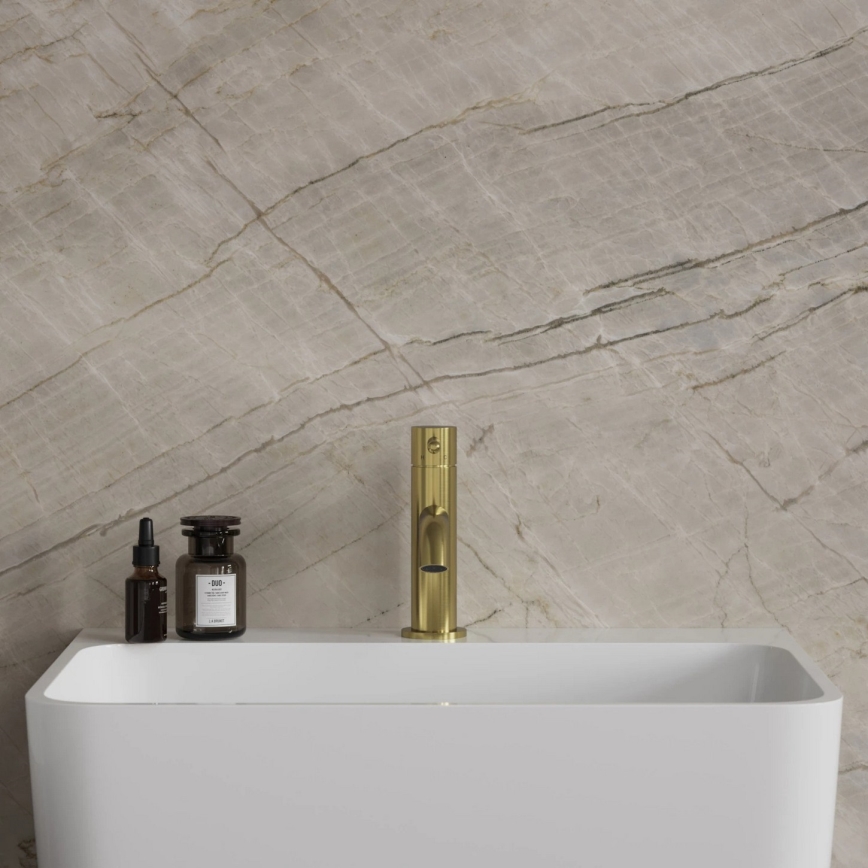 OMNIRES Y1210NBSB - Miscelatore per lavabo Y 16,2 cm in ottone spazzolato