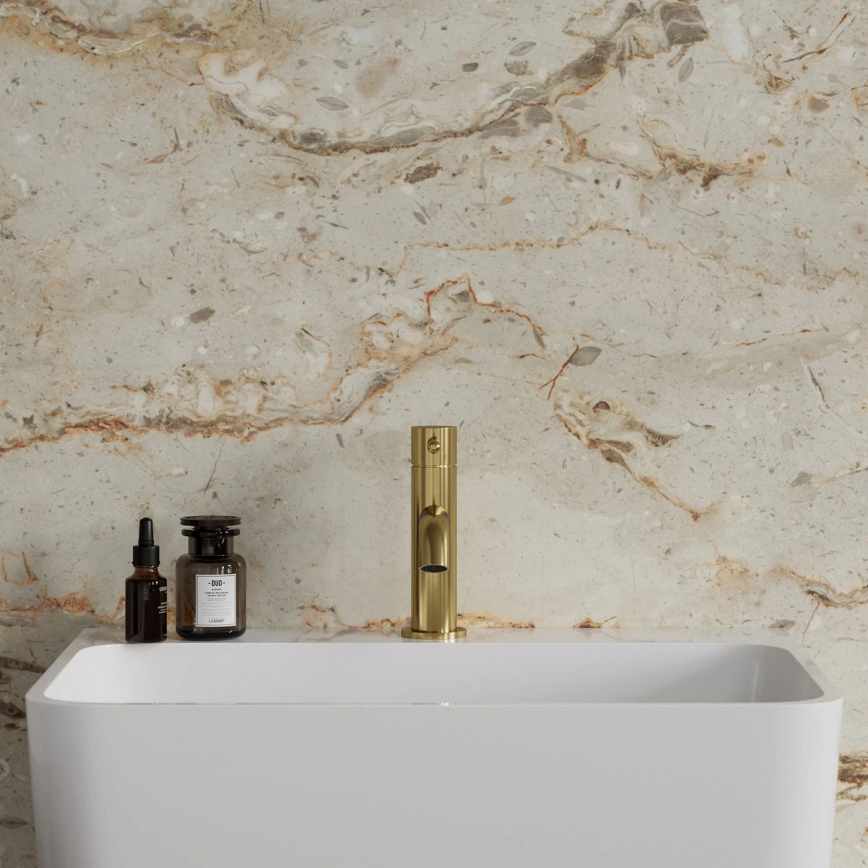 OMNIRES Y1210NGLB - Miscelatore per lavabo Y 16,2 cm oro spazzolato