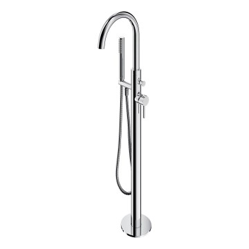 OMNIRES Y1233CR - Set vasca da bagno autoportante con miscelatore Y cromo lucido