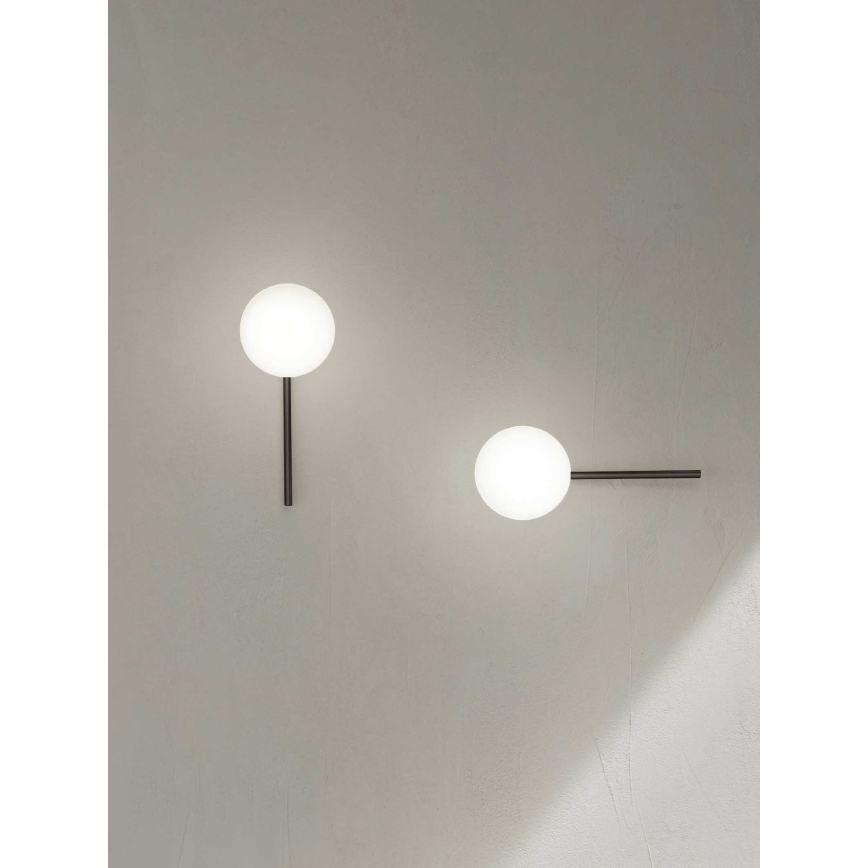 Ondaluce - Applique JEWEL 1xE14/10W/230V nero fumé