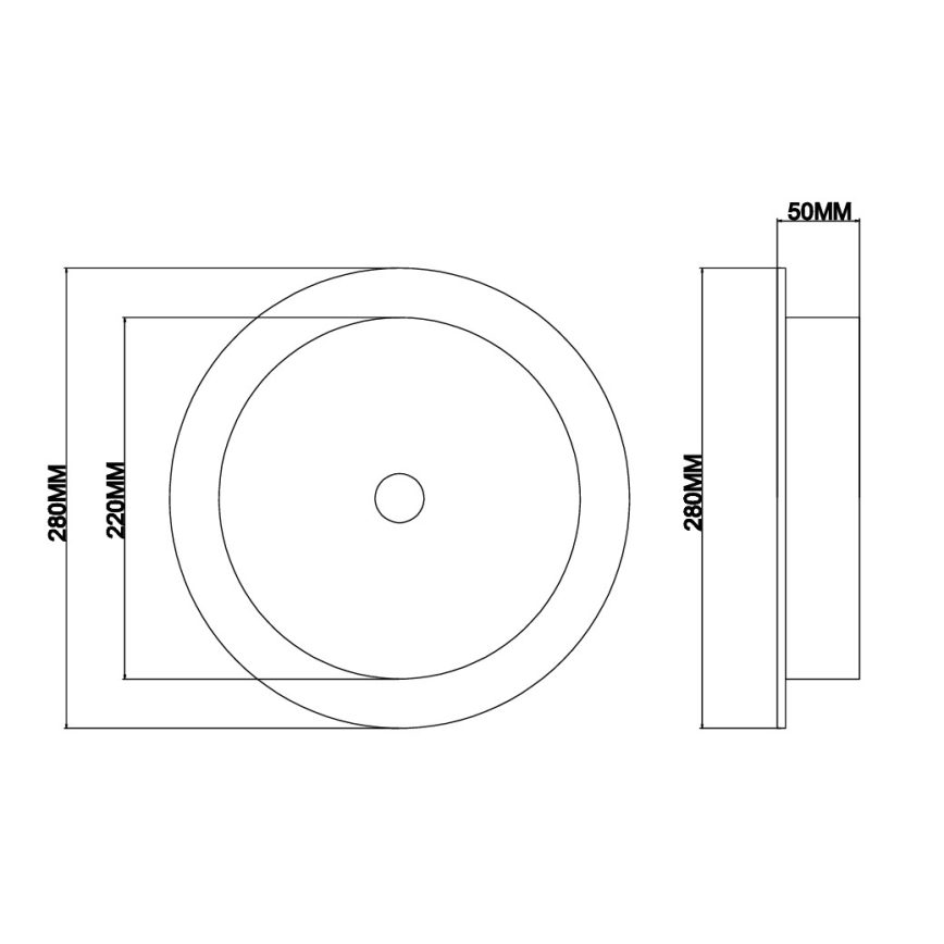Ondaluce - Applique LED JOKEY LED/10W/230V trasparente