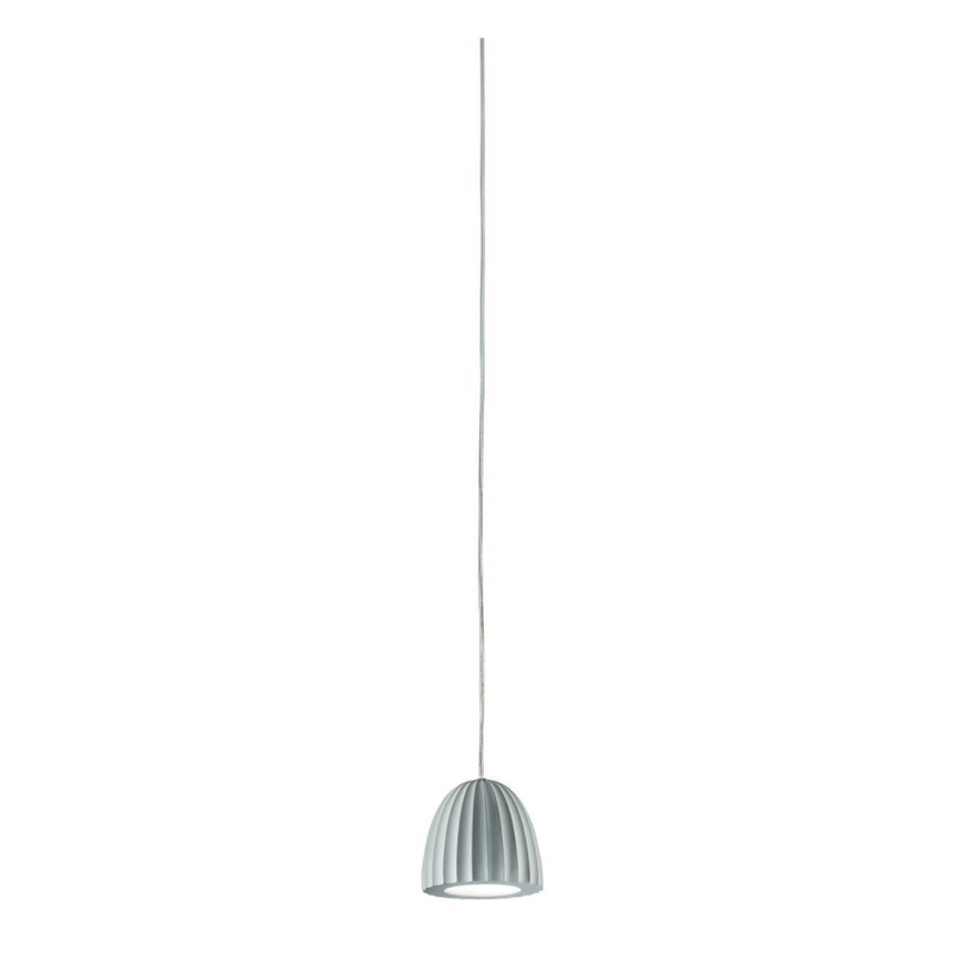 Ondaluce - Lampada a sospensione con cavo CONCRETE 1xGU10/7,5 W/230 V Ø 10,5 cm grigio cemento