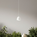 Ondaluce - Lampada a sospensione con cavo CONCRETE 1xGU10/7,5W/230V Ø 10,5 cm cemento/bianco