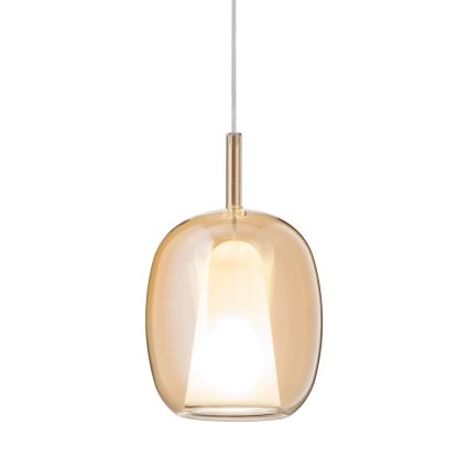 Ondaluce - Lampada a sospensione su cavo THELMA 3xE27/15W/230V beige fumé