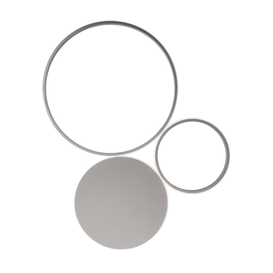 Ondaluce - Lampada da parete dimmerabile a LED POIS LED/42W/230V argento