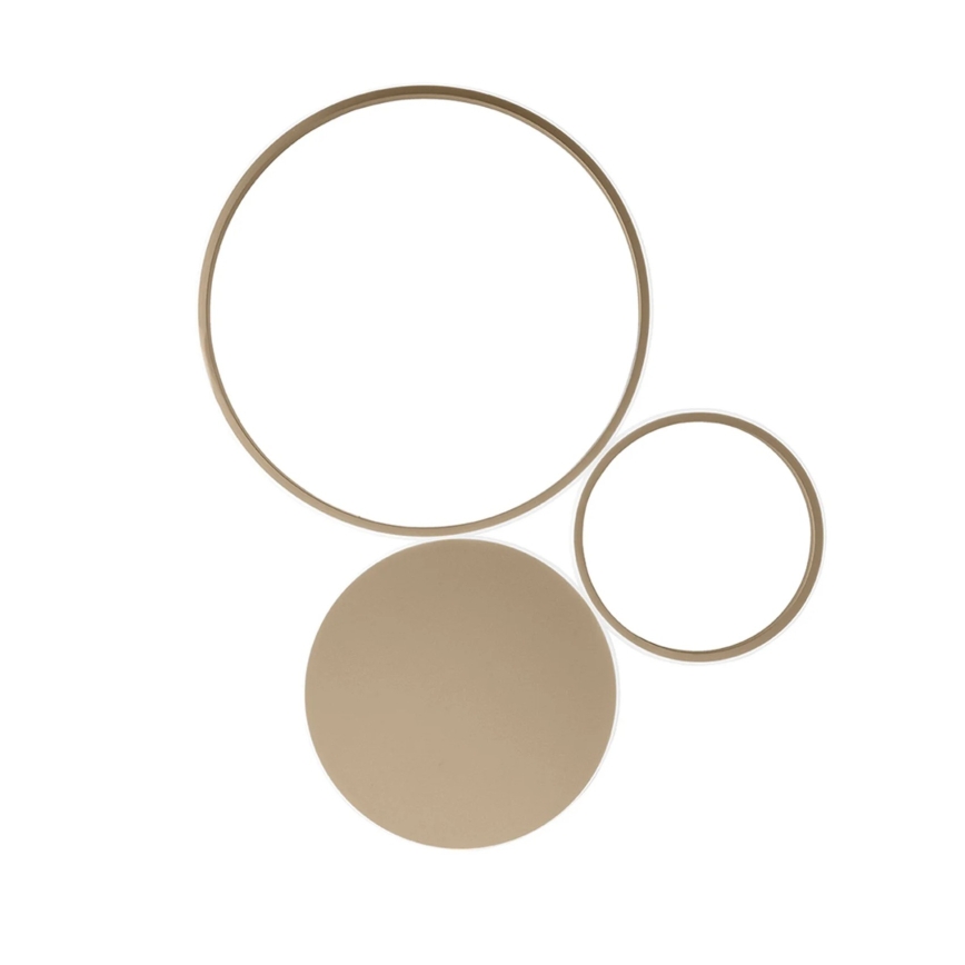 Ondaluce - Lampada da parete dimmerabile a LED POIS LED/42W/230V dorata