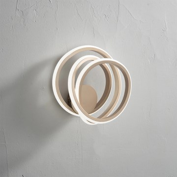 Ondaluce - Lampada da parete LED GOLDEN LED/23W/230V dorata