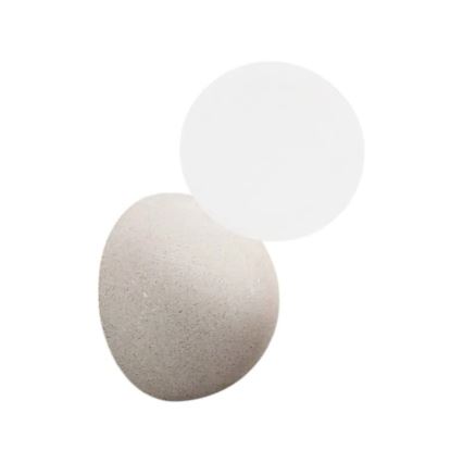 Ondaluce - Lampada da parete ROCK 1xG9/7W/230V bianca