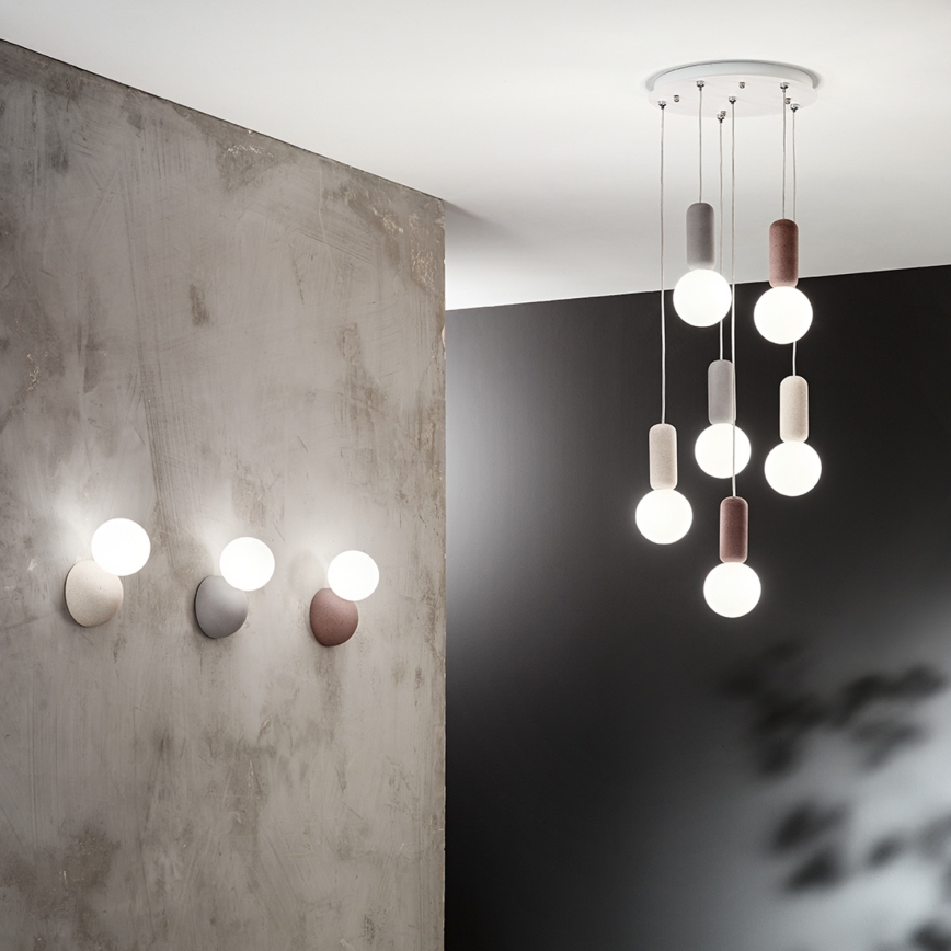 Ondaluce - Lampada da parete ROCK 1xG9/7W/230V bianca