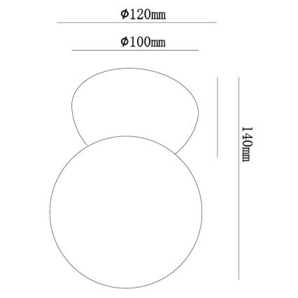 Ondaluce - Lampada da parete ROCK 1xG9/7W/230V bianca