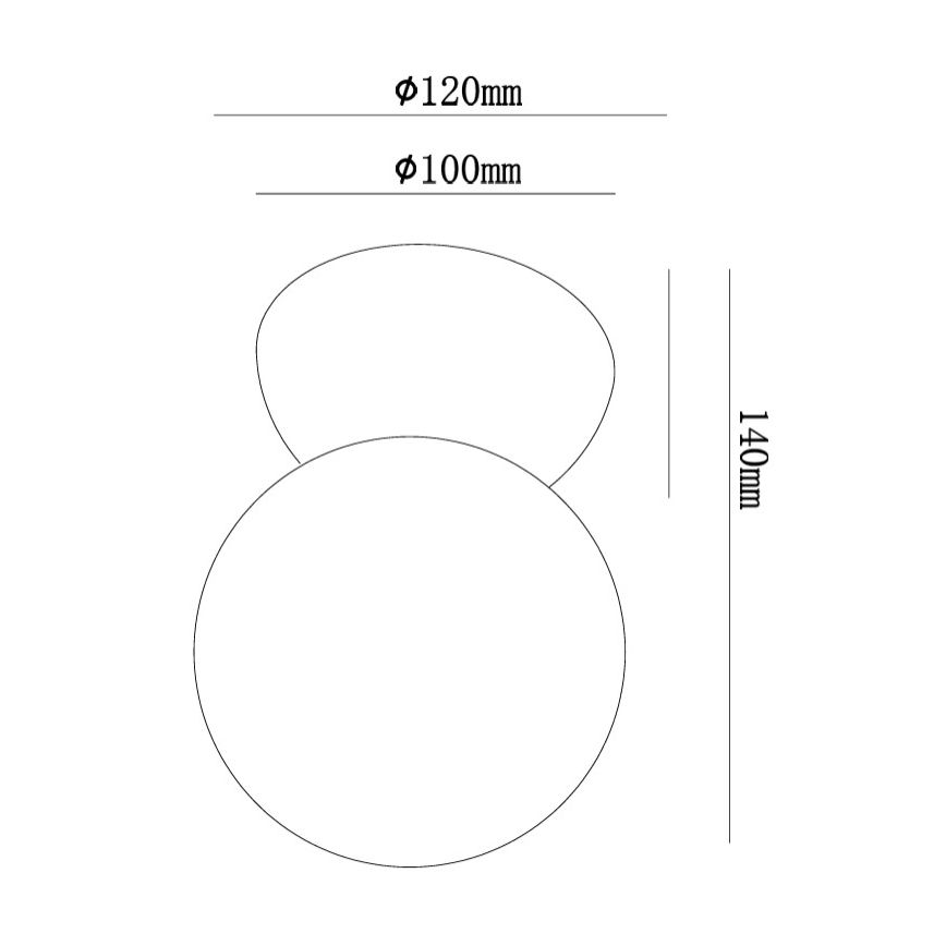 Ondaluce - Lampada da parete ROCK 1xG9/7W/230V bianca
