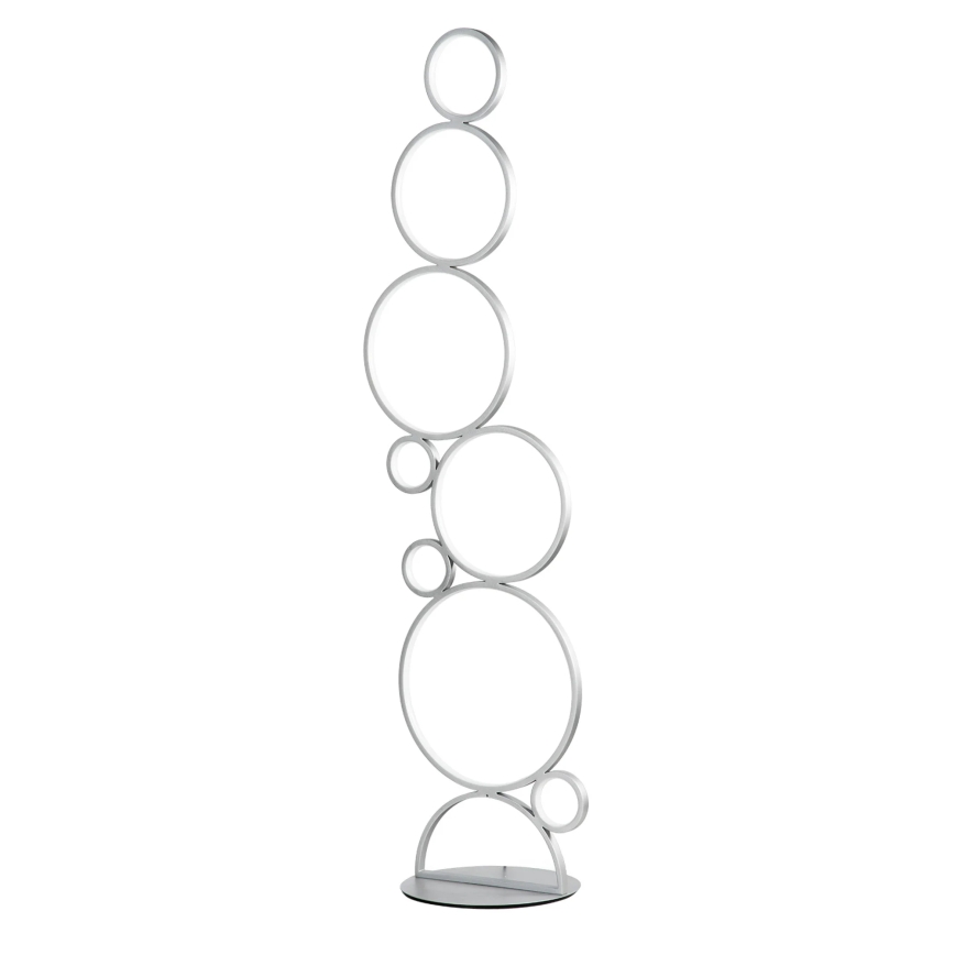 Ondaluce - Lampada da terra dimmerabile a LED POIS LED/52W/230V 160 cm argento