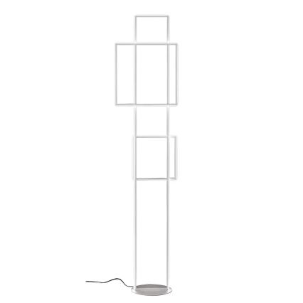Ondaluce - Lampada da terra LED dimmerabile DOWEL LED/77W/230V 166 cm argento