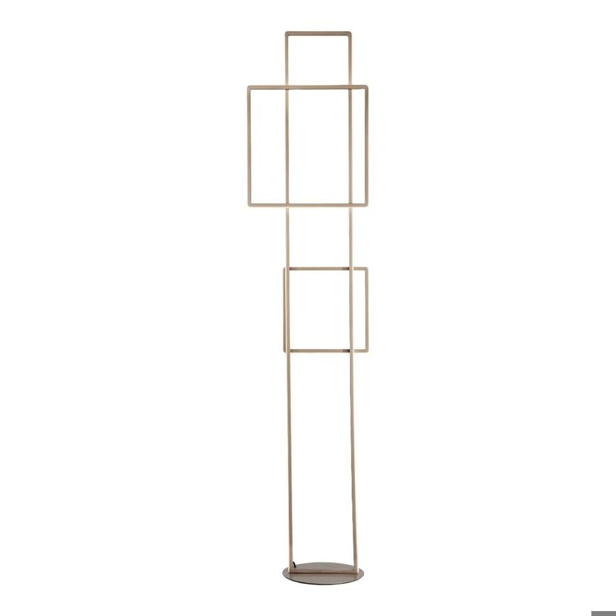 Ondaluce - Lampada da terra LED dimmerabile DOWEL LED/77W/230V dorata