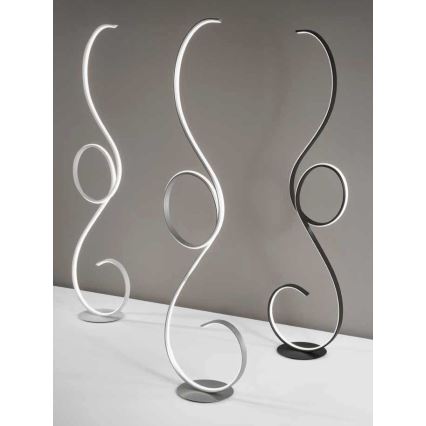 Ondaluce - Lampada da terra LED dimmerabile FLOK LED/44W/230V 152 cm bianca