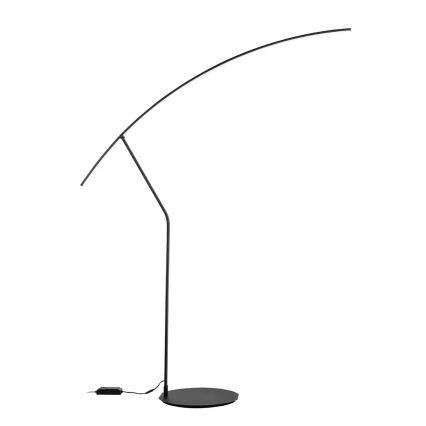 Ondaluce - Lampada da terra LED dimmerabile FOLAGA LED/30W/230V 190 cm nera