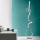 Ondaluce - Lampada da terra LED dimmerabile LUMEN LED/30W/230V 160 cm colore argento