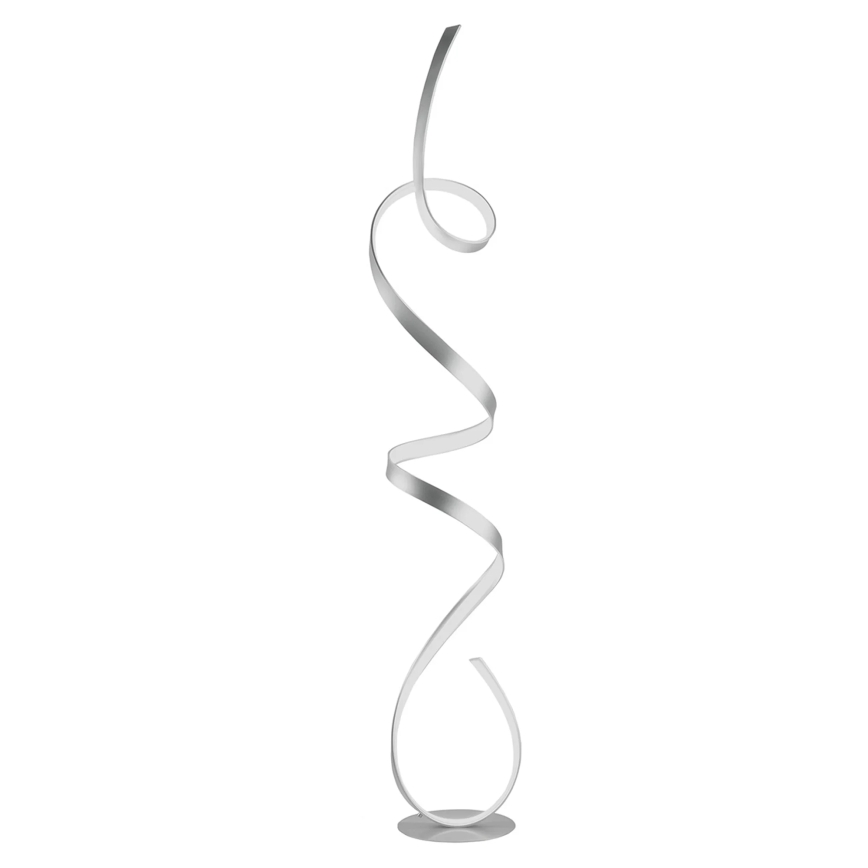 Ondaluce - Lampada da terra LED dimmerabile LUMEN LED/30W/230V 160 cm colore argento