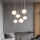 Ondaluce - Lampadario a cavo JEWEL 6xE14/10W/230V Ø 55 cm oro/bianco