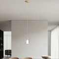 Ondaluce - Lampadario a sospensione con cavo THELMA 1xE27/15W/230V Ø 19 cm oro/trasparente