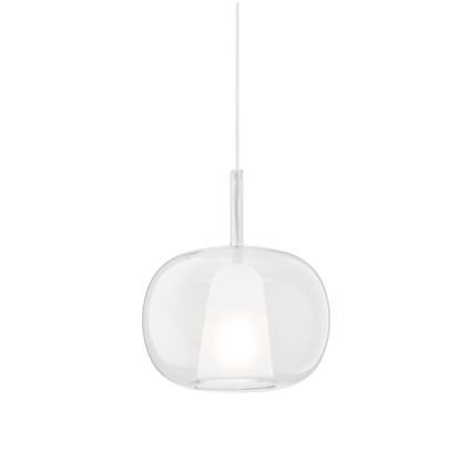 Ondaluce - Lampadario a sospensione su cavo THELMA 1xE27/15W/230V Ø 25 cm oro/trasparente
