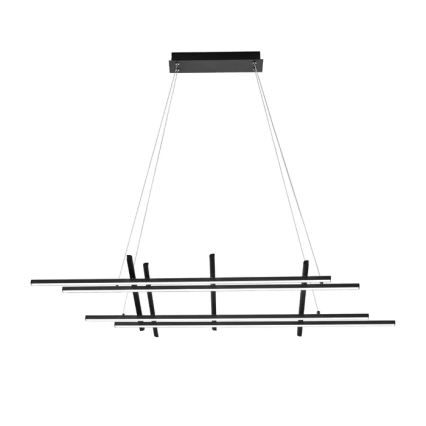 Ondaluce - Lampadario dimmerabile a sospensione su cavo MOVIDA LED/114W/230V nero