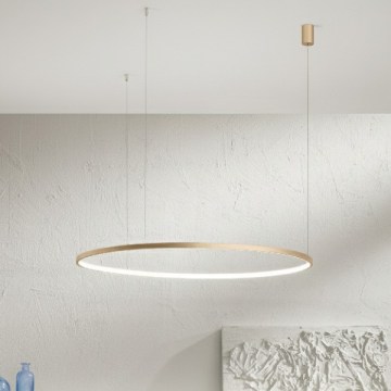 Ondaluce - Lampadario LED dimmerabile a cavo SOEL LED/28W/230V pr. 60 cm oro