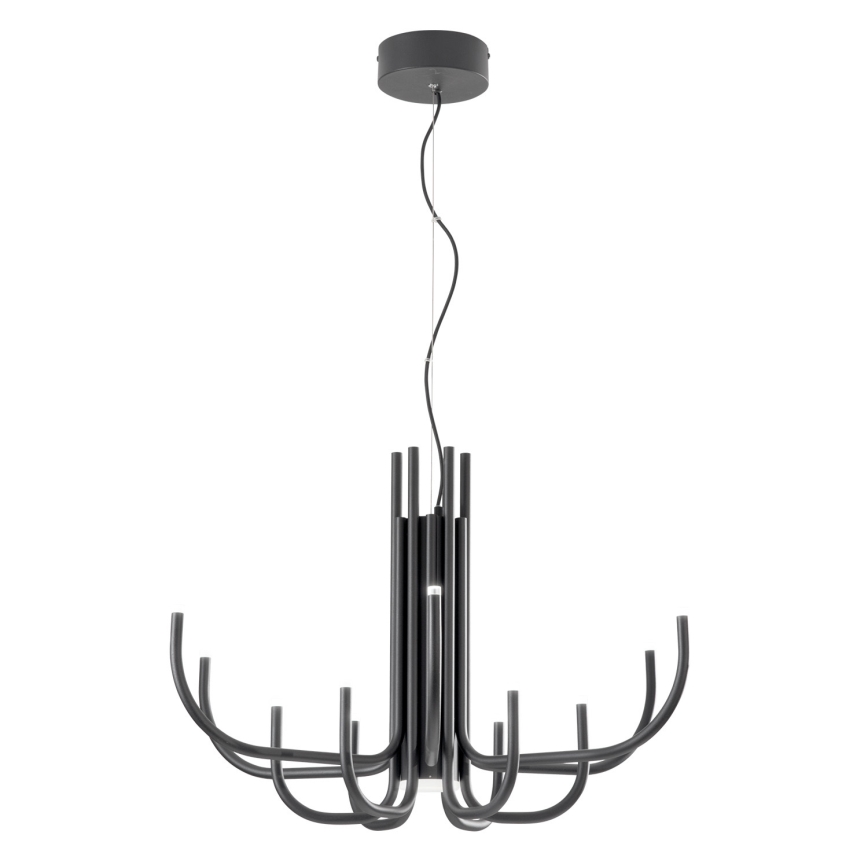Ondaluce - Lampadario LED dimmerabile a sospensione con cavo NOUVEAU LED/35W/230V nero