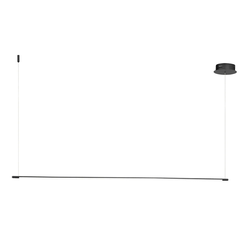 Ondaluce - Lampadario LED dimmerabile a sospensione su cavo GENIUS LED/28W/230V nero