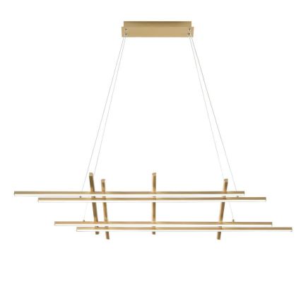 Ondaluce - Lampadario LED dimmerabile a sospensione su cavo MOVIDA LED/114W/230V oro