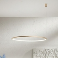 Ondaluce - Lampadario LED dimmerabile su cavo SOEL LED/47W/230V Ø 100 cm dorato